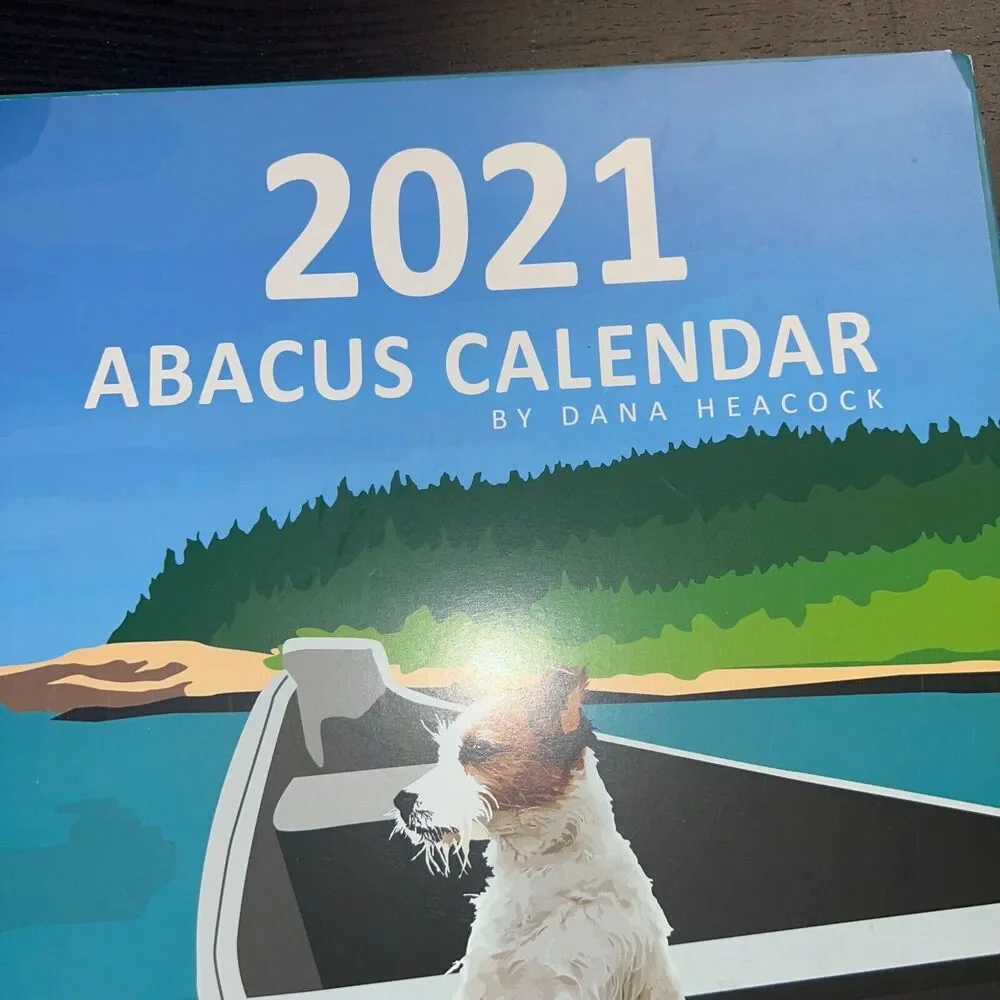 Abacus Calendar 11 x 14 Posters by artist Dana Heacock 2021 *Missing December